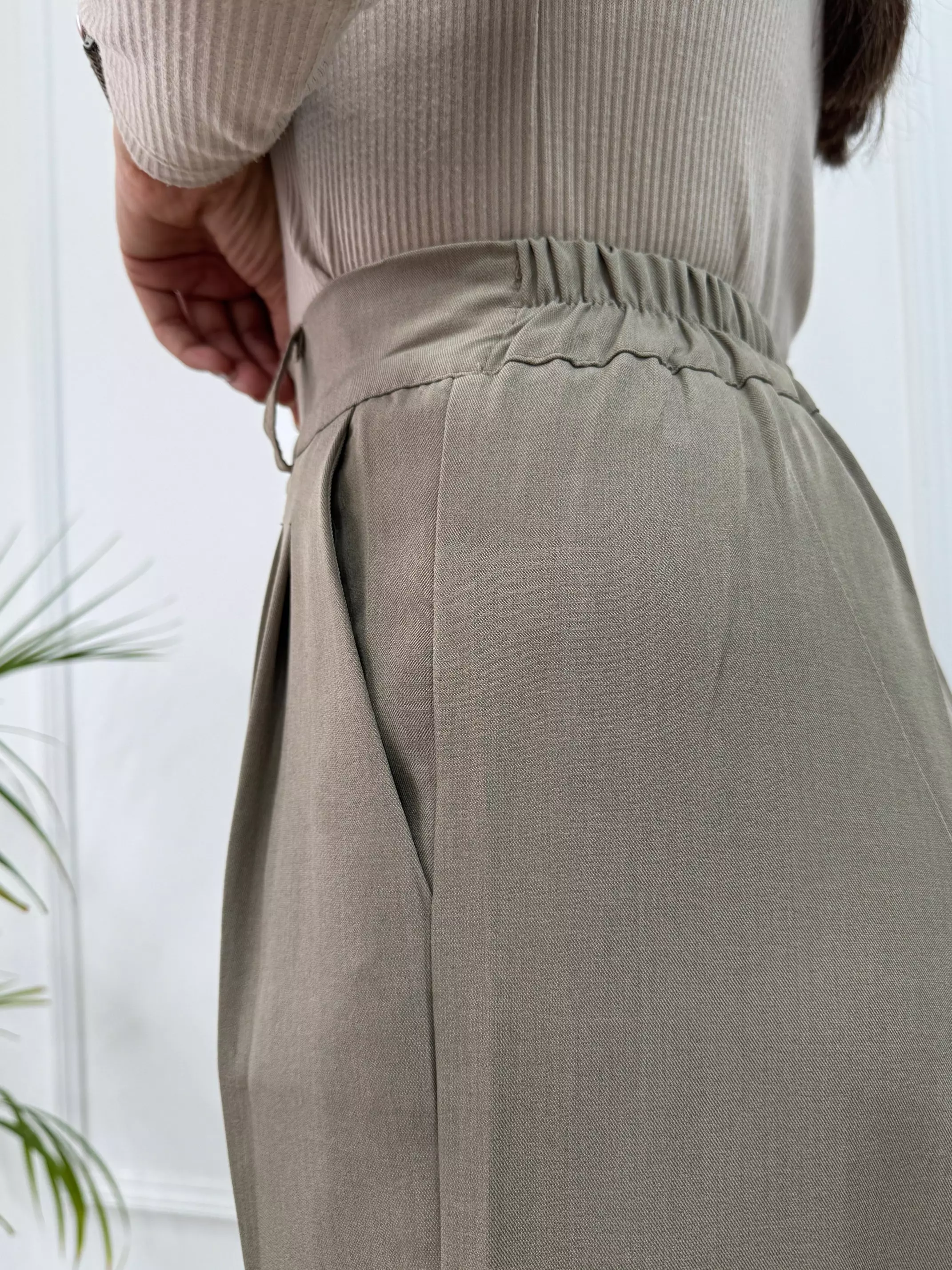 شلوار نیم بگ آیسل